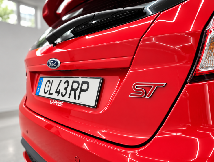 Ford ST Vermelho em Destaque